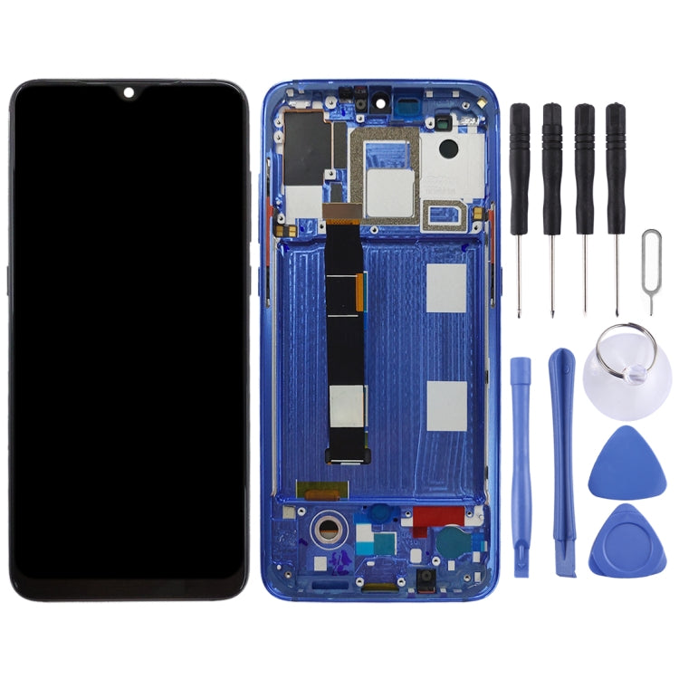 หน้าจอ LCD วัสดุ OLED และชุดประกอบ Digitizer พร้อมกรอบสำหรับ Xiaomi Mi 9, For Xiaomi Mi 9 (OLED), For Mi 9 (Pink)