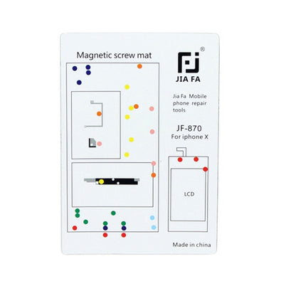 JIAFA Magnetic Screws Mat สำหรับ iPhone X, For X