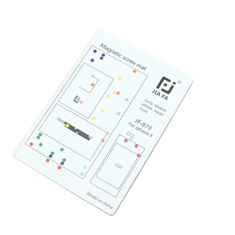 JIAFA Magnetic Screws Mat สำหรับ iPhone X, For X
