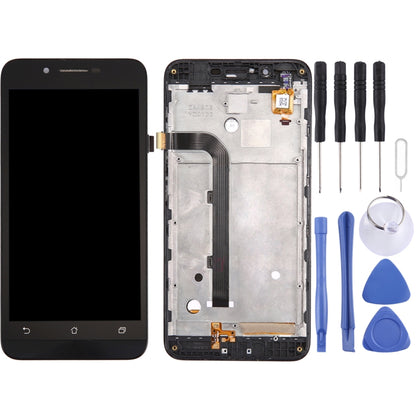 หน้าจอ LCD และชุดประกอบ Digitizer พร้อมกรอบสำหรับ Asus ZenFone Go / ZC500TG / Z00VD, ZenFone Go / ZC500TG