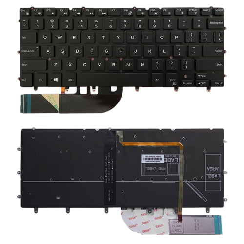 US Version แป้นพิมพ์คีย์บอร์ดสำหรับ DELL Inspiron XPS 13 7000 7347 7348 7352 7353 7359 15 7547 7548 9343 9350 9360 N7548, For Inspiron XPS 13 (US)