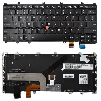 แป้นพิมพ์เวอร์ชั่นอเมริกาสำหรับ Lenovo IBM ThinkPad Yoga 260 12.5 นิ้ว, For IBM ThinkPad Yoga 260 12.5 Inch (US)
