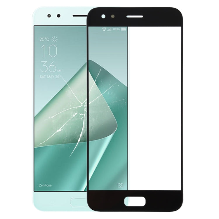 เลนส์กระจกด้านนอกหน้าจอด้านหน้าสำหรับ Asus ZenFone 4 ZE554KL / Z01KD, For Asus ZE554KL