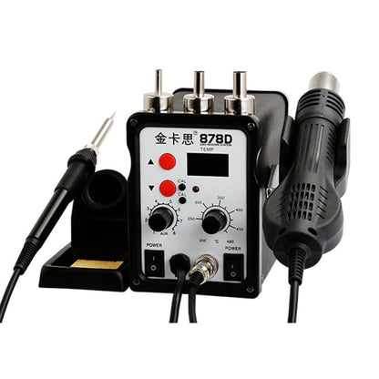 Kaisi 878D 2 In 1 LCD ดิจิตอลจอแสดงผล Heat Gun การประสาน Station 700W สำหรับ BGA Rework Solder Station Hot Air Gun เครื่องเชื่อมอุปกรณ์, US Plug, Kaisi 878D US Plug, Kaisi 878D EU Plug
