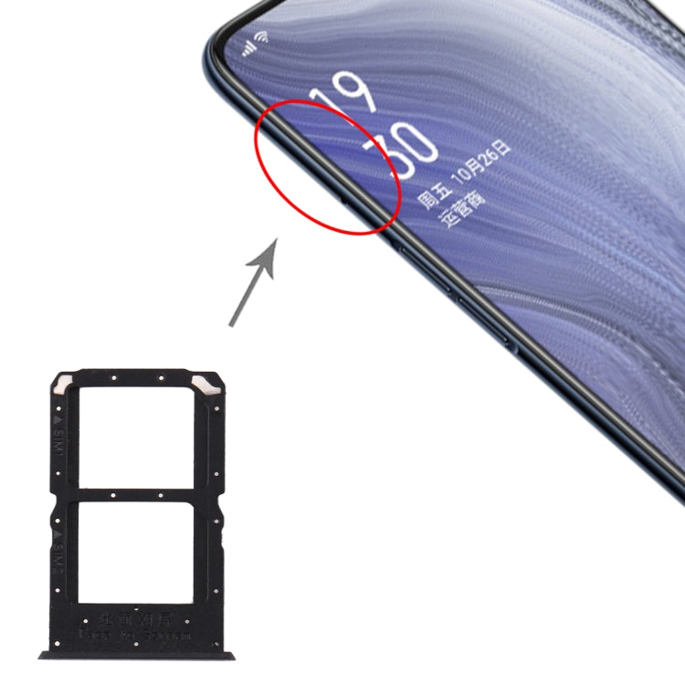 สำหรับถาดซิมการ์ด OPPO Reno Z + ถาดซิมการ์ด, For OPPO Reno Z