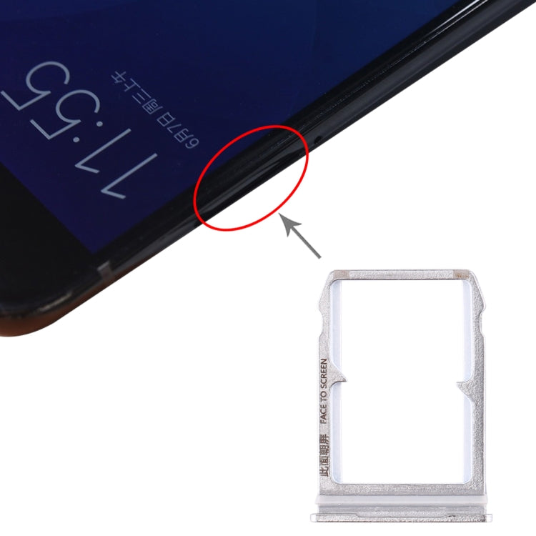 ถาดซิมการ์ด + ถาดซิมการ์ดสำหรับ Xiaomi Mi 6, For Xiaomi Mi 6, For Mi 6
