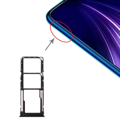ถาดซิมการ์ด + ถาดซิมการ์ด + ถาดการ์ด Micro SD สำหรับ Xiaomi Redmi Note 8, For Xiaomi Redmi Note 8, For Redmi Note 8
