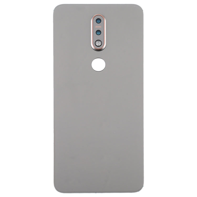 ฝาหลังแบตเตอรี่สำหรับ Nokia 7.1, For Nokia 7.1(Silver)