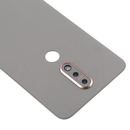ฝาหลังแบตเตอรี่สำหรับ Nokia 7.1, For Nokia 7.1(Silver)