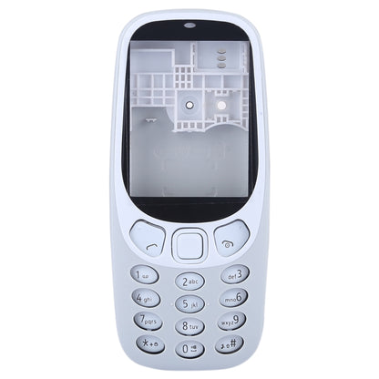ฝาครอบที่อยู่อาศัยแบบประกอบเต็มรูปแบบพร้อมแป้นพิมพ์สำหรับ Nokia 3310, For  3310(Grey), For Nokia 3310