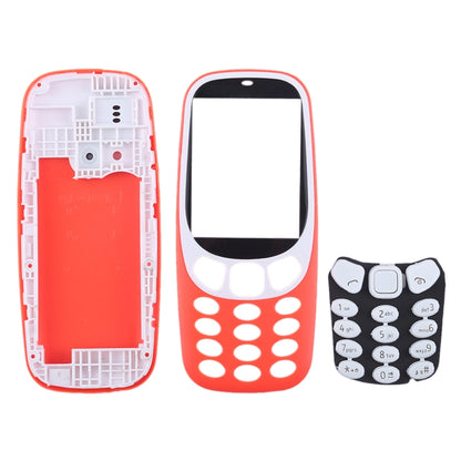ฝาครอบที่อยู่อาศัยแบบประกอบเต็มรูปแบบพร้อมแป้นพิมพ์สำหรับ Nokia 3310, For  3310(Grey), For Nokia 3310