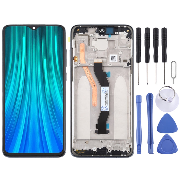 หน้าจอแอลซีดีและชุดประกอบDigitizerพร้อมกรอบ (รุ่นซิมการ์ดคู่) สำหรับ Xiaomi Redmi Note 8 Pro, For Xiaomi Redmi Note 8 Pro, For Xiaomi Redmi Note 8 Pro (Double card), For Redmi Note 8 Pro