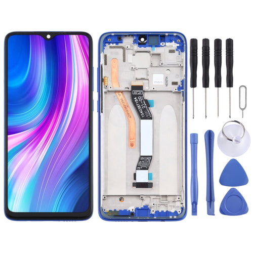 หน้าจอแอลซีดีและชุดประกอบDigitizerพร้อมกรอบ (รุ่นซิมการ์ดคู่) สำหรับ Xiaomi Redmi Note 8 Pro, For Xiaomi Redmi Note 8 Pro, For Xiaomi Redmi Note 8 Pro (Double card), For Redmi Note 8 Pro