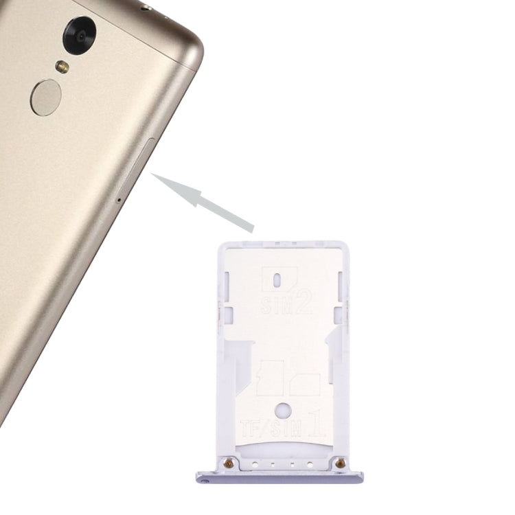 สำหรับ Xiaomi Redmi Note 3 (เวอร์ชั่น Qualcomm) ถาดใส่ซิมและซิม / การ์ด TF, Redmi Note 3 (Qualcomm), For Redmi Note 3 (Qualcomm), Redmi Note 3 (Qualcomm Version)