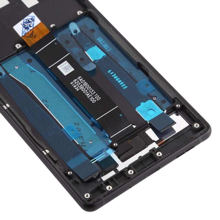 หน้าจอแอลซีดีและชุดประกอบDigitizerพร้อมกรอบและปุ่มด้านข้างสำหรับNokia 3 TA-1032, For Nokia 3