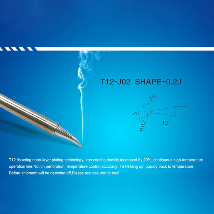 QUICKO T12-JL02 หัวแร้งบัดกรีไร้สารตะกั่ว, T12-J02, T12-JL02