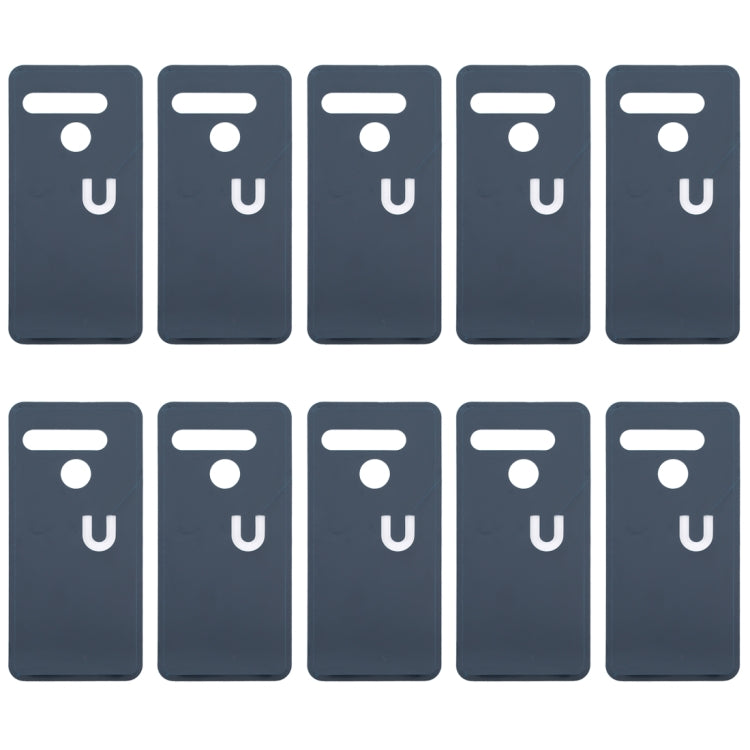 กาวฝาครอบที่อยู่อาศัยด้านหลัง 10 ชิ้นสำหรับ LG Q70, For LG Q70