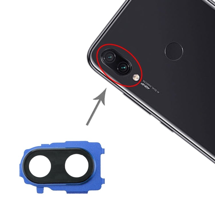 กรอบกล้องด้านหลังสำหรับ Xiaomi Redmi Note 7 Pro / Redmi Note 7, For Redmi Note 7 Pro, For Redmi Note 7 Pro(Purple)