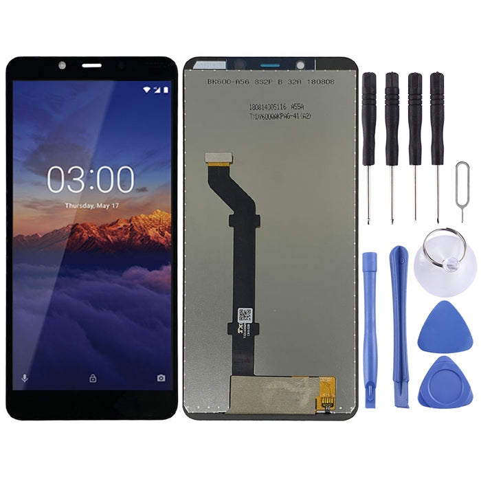 หน้าจอ LCD และชุดประกอบ Digitizer สำหรับ Nokia 3.1 Plus, For Nokia 3.1 Plus