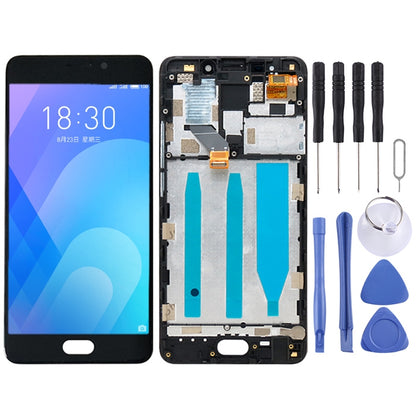 หน้าจอ LCD และชุดประกอบ Digitizer พร้อมกรอบสำหรับ Meizu M6 Note, For Meizu M6 Note