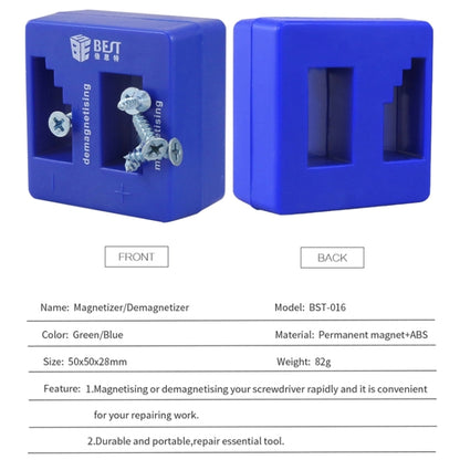 เครื่องมือล้างอำนาจแม่เหล็ก Magnetizer ที่ดีที่สุด BST-016, BST-016 (Blue), BEST-016 (Green)