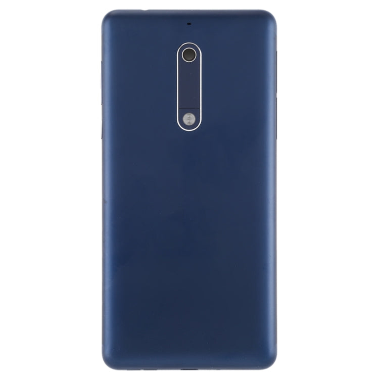 ฝาหลังแบตเตอรี่พร้อมเลนส์กล้องและปุ่มด้านข้างสำหรับ Nokia 5, For Nokia 5