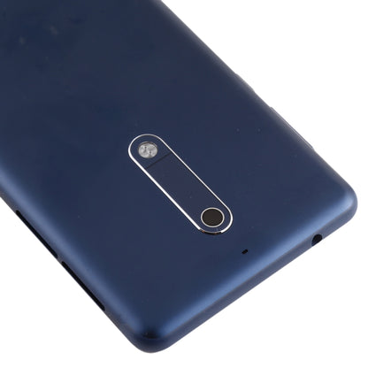 ฝาหลังแบตเตอรี่พร้อมเลนส์กล้องและปุ่มด้านข้างสำหรับ Nokia 5, For Nokia 5