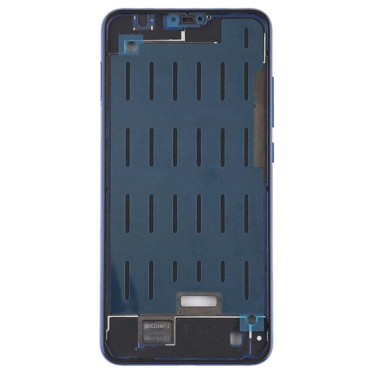 กรอบกรอบกลางพร้อมปุ่มด้านข้างสำหรับ Xiaomi Mi 8 Lite, For Xiaomi Mi 8 Lite Middle Blue