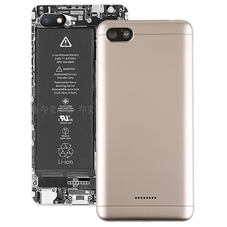 ฝาหลังพร้อมปุ่มด้านข้างสำหรับ Xiaomi Redmi 6A, For Redmi 6A