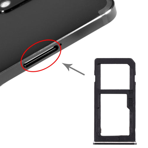 ถาดซิมการ์ด + ถาดซิมการ์ด/ถาดการ์ด Micro SD สำหรับ Nokia 6 TA-1000 TA-1003 TA-1021 TA-1025 TA-1033 TA-1039, For Nokia 6