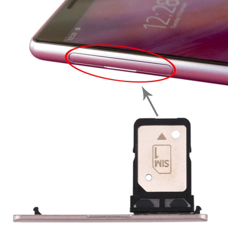 ถาดซิมการ์ดเดียวดั้งเดิมสำหรับ Sony Xperia 10, For Xperia 10(Pink), For Xperia 10
