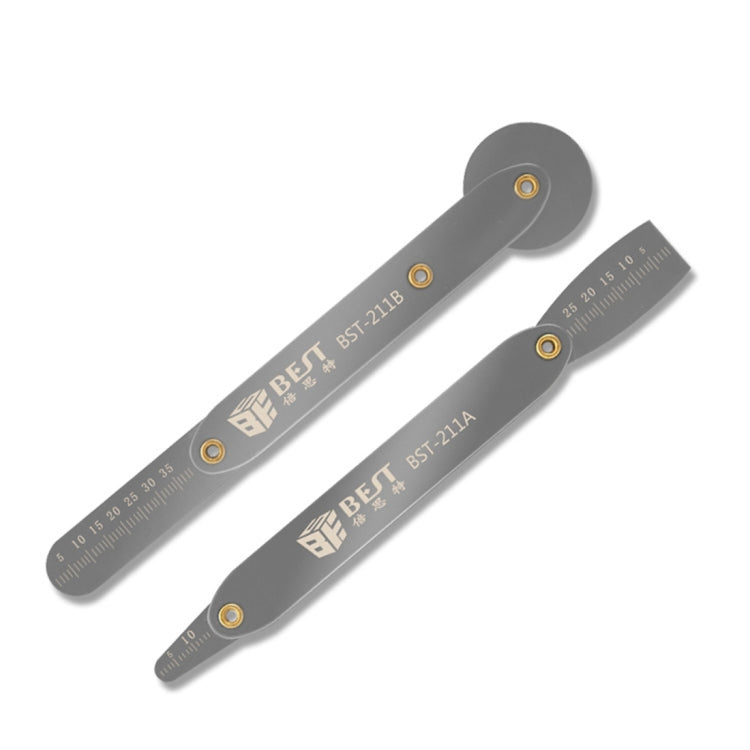 BEST BST-211A / B เครื่องมือเปิดซ่อมโทรศัพท์มือถืออเนกประสงค์โลหะถอดชิ้นส่วนชะแลงโลหะเหล็กชุดเครื่องมือแงะ, 211A/B Crowbar