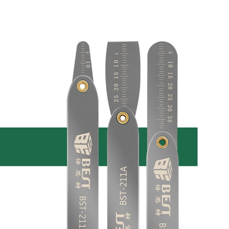 BEST BST-211A / B เครื่องมือเปิดซ่อมโทรศัพท์มือถืออเนกประสงค์โลหะถอดชิ้นส่วนชะแลงโลหะเหล็กชุดเครื่องมือแงะ, 211A/B Crowbar