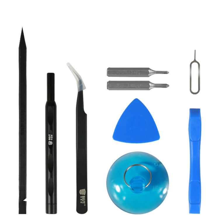 BEST BST-504 ชุดเครื่องมือถอดชิ้นส่วนโทรศัพท์มือถือ 9 ใน 1 สำหรับสมาร์ทโฟน Samsung, BST-504