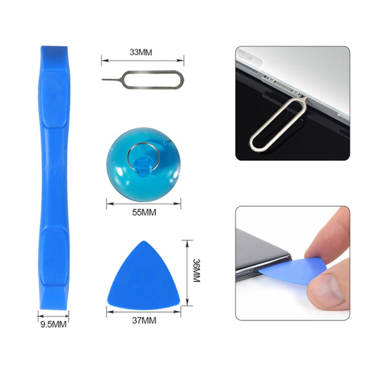BEST BST-504 ชุดเครื่องมือถอดชิ้นส่วนโทรศัพท์มือถือ 9 ใน 1 สำหรับสมาร์ทโฟน Samsung, BST-504