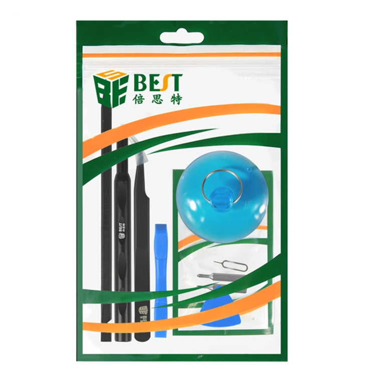 BEST BST-504 ชุดเครื่องมือถอดชิ้นส่วนโทรศัพท์มือถือ 9 ใน 1 สำหรับสมาร์ทโฟน Samsung, BST-504