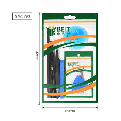 BEST BST-500 ชุดเครื่องมือถอดแยกชิ้นส่วนที่รวดเร็วและแม่นยำมัลติฟังก์ชั่น 12 in 1 สำหรับ iPhone, BST-500