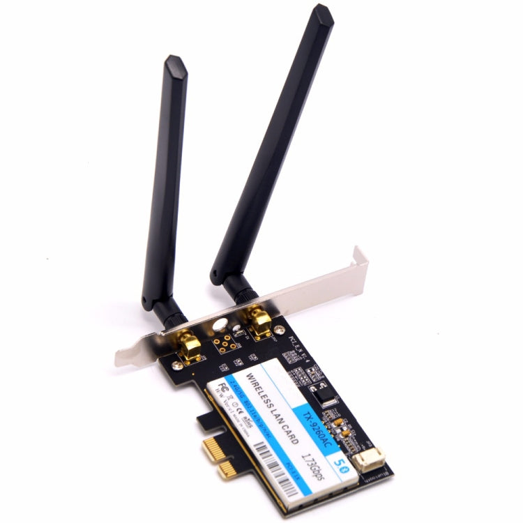 TX-9260AC Wireless-AC Dual Band 802.11ac 1730Mbps เดสก์ท็อป PCI-e อะแดปเตอร์ WiFi + บลูทูธ 5.0 WLAN การ์ดเครือข่ายสำหรับ Intel 9260ac, TX-9260AC 1730Mbps