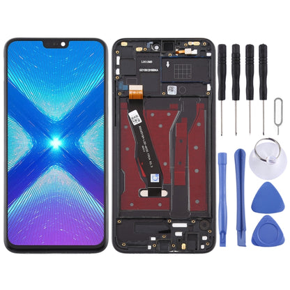 หน้าจอ LCD และชุดประกอบ Digitizer พร้อมกรอบสำหรับ Huawei Honor 8X, For Huawei Honor 8X
