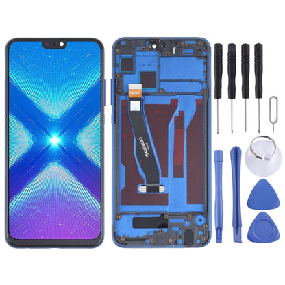 หน้าจอ LCD และชุดประกอบ Digitizer พร้อมกรอบสำหรับ Huawei Honor 8X, For Huawei Honor 8X