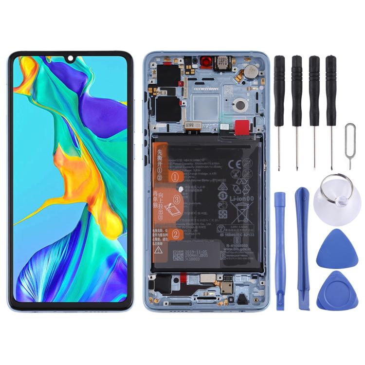 หน้าจอแอลซีดีและชุดประกอบDigitizerพร้อมกรอบสำหรับHuawei P30, For P30, For Huawei P30(Breathing Crystal)
