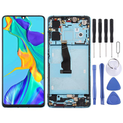 หน้าจอแอลซีดีและชุดประกอบDigitizerพร้อมกรอบสำหรับHuawei P30, For P30, For Huawei P30(Breathing Crystal)