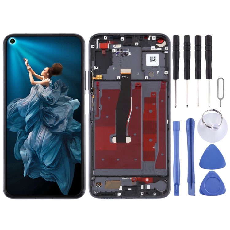 หน้าจอ LCD และชุดประกอบ Digitizer พร้อมกรอบสำหรับ Huawei Honor 20, For Huawei Honor 20