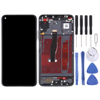 หน้าจอ LCD และชุดประกอบ Digitizer พร้อมกรอบสำหรับ Huawei Honor 20, For Huawei Honor 20