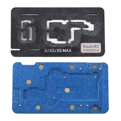 Qianli BGA Reballing แพลตฟอร์มลายฉลุสำหรับ iPhone X / XS / XS Max, For iPhone X / XS / XS Max