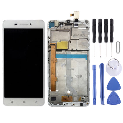 หน้าจอแอลซีดีและชุดประกอบDigitizerพร้อมกรอบสำหรับLenovo S60 S60W S60T S60A, For Lenovo S60