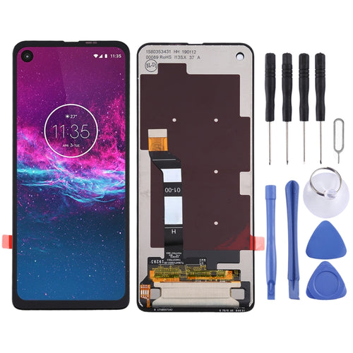 หน้าจอแอลซีดีและชุดประกอบDigitizerสำหรับMotorola One Action, For Motorola One Action