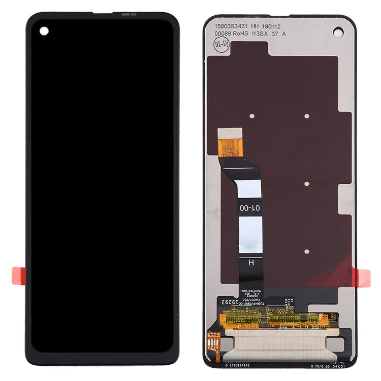 หน้าจอแอลซีดีและชุดประกอบDigitizerสำหรับMotorola One Action, For Motorola One Action