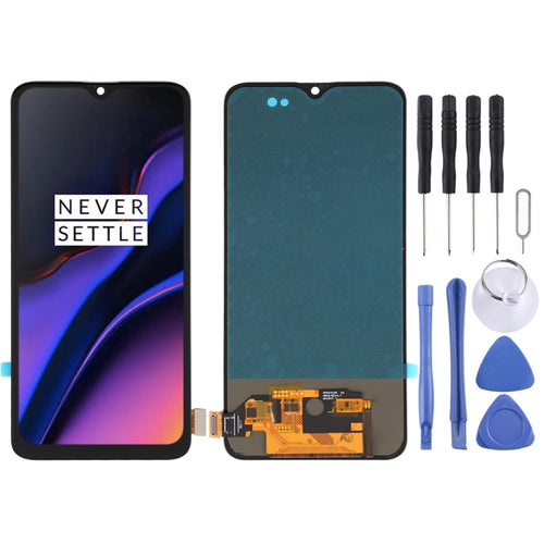 สำหรับ OnePlus 6T A6010 A6013 วัสดุ TFT หน้าจอ LCD และ Digitizer Full Assembly, For OnePlus 6T (TFT)