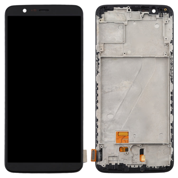 สำหรับ OnePlus 5T A5010 วัสดุ TFT หน้าจอ LCD และชุดประกอบแบบเต็มพร้อมกรอบ, For OnePlus 5T